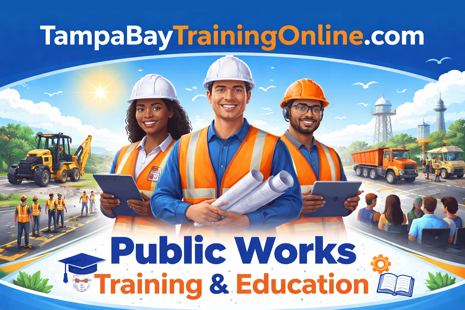 TampaBayTrainingOnline Public Works Training & Education Banner Image